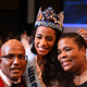 Miss Jamaica Toni-Ann Singh (C) celebrates winning the Miss World Final 2019 at the Excel arena in east London on December 14, 2019.